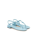 Blue Patent Leather Sandal Miu Miu