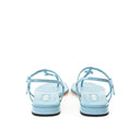 Blue Patent Leather Sandal Miu Miu