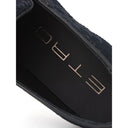 Blue Leather Loafer Etro