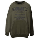 Green Cotton Sweater Dsquared²