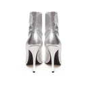 Gray Leather Boot Giuseppe Zanotti