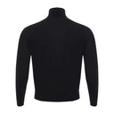 Italian Cashmere Luxury Black Sweater - Allure Absolue