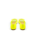 Yellow Mesh Ballet Flats