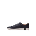 Elegant Blue Leather Sneakers For Men Bally