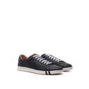 Elegant Blue Leather Sneakers For Men Bally
