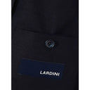 Elegant Blue Cotton Lardini Jacket - Allure Absolue