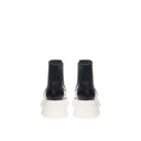 Elegant Leather Boots in Timeless Black Alexander McQueen