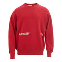 Elevated Red Cotton Sweater Ambush