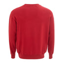 Elevated Red Cotton Sweater Ambush