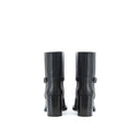 Black Leather Boot Burberry