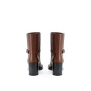 Brown Leather Boot Burberry