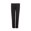 Italian Elegance Cotton Black Trousers - Allure Absolue