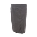 Chic Gray Wool Pencil Skirt - Allure Absolue