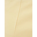 Elegant Yellow Viscose Skirt for Women - Allure Absolue