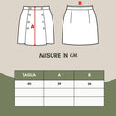 Chic Gray Wool Pencil Skirt - Allure Absolue