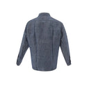Elegant Flax Blue Shirt for Men - Allure Absolue