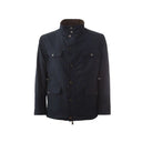 Elegant Wool Blue Jacket for Men - Allure Absolue