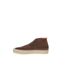 Elegant Suede Sneakers in Rich Brown Lardini