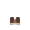 Elegant Suede Sneakers in Rich Brown Lardini