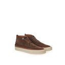 Elegant Suede Sneakers in Rich Brown Lardini