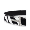 Black And White Leather Belt Tom Ford