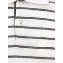 Camisa Polo de Algodón Blanca