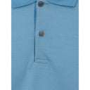 Blue Cotton Polo Shirt Dunhill