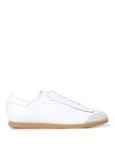 Low Featherlight Leather And Suede Sneakers Maison Margiela