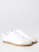 Low Featherlight Leather And Suede Sneakers Maison Margiela