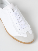 Low Featherlight Leather And Suede Sneakers Maison Margiela