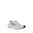 White Calf Leather Bos Taurus Athletic Sneakers