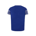 Chic Blue Cotton Tee for Stylish Comfort - Allure Absolue