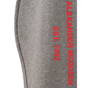 Chic Gray Cotton Blend Trousers - Allure Absolue