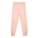 Elegant Pink Polyester Pants for Women - Allure Absolue