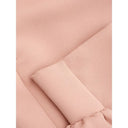 Elegant Pink Polyester Pants for Women - Allure Absolue