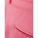 Elegant Cotton Pink Trousers for Sophisticated Style - Allure Absolue