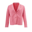Elegant Pink Cotton Jacket for Her - Allure Absolue
