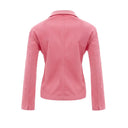 Elegant Pink Cotton Jacket for Her - Allure Absolue