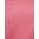 Elegant Pink Cotton Jacket for Her - Allure Absolue