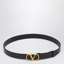 Valentino Garavani Vlogo Signature Black Belt