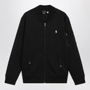 Polo Ralph Lauren Black zip-up sweatshirt in cotton blend