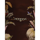 Brown Polyamide One-Piece Swimsuit