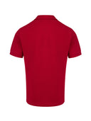 Red Cotton Collared Polo Shirt Burberry
