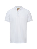 White Cotton Collared Polo Shirt Burberry