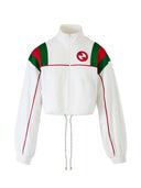 White Polyester Logo Sweatshirt Gucci
