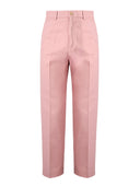 Light Pink Cotton Pants Gucci