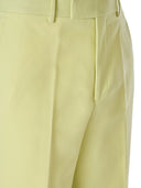 Lime Yellow Polyester Pants Gucci