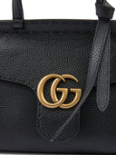Black Leather GG Marmont Handbag Gucci
