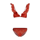 Red Polyamide Bikini