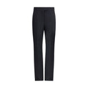 Black Viscose Casual Pants
